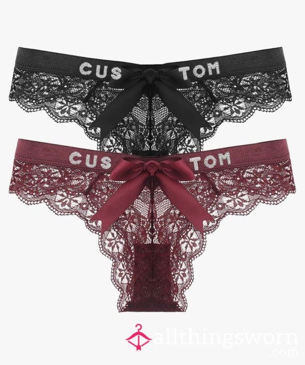 💕Custom Panties Worn For 1-4 Days!💕