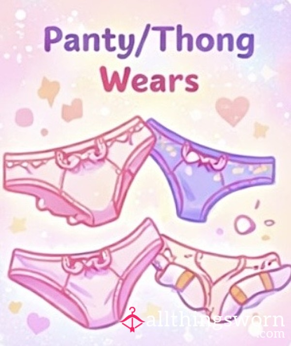 Custom Panty & Thong Wears