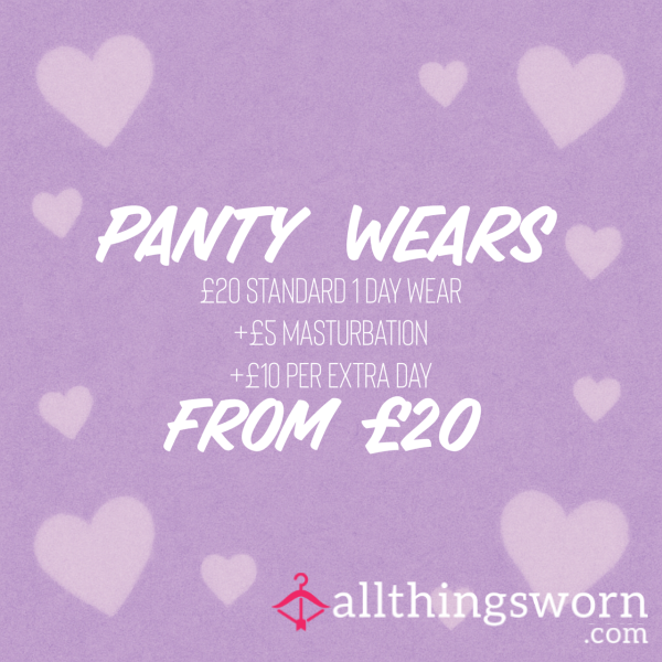 Custom Panty Wears <3