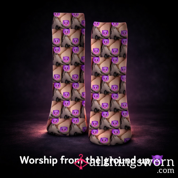 Custom Photo Socks 😈 My Picture, Your Rules, Personalised & Discreet