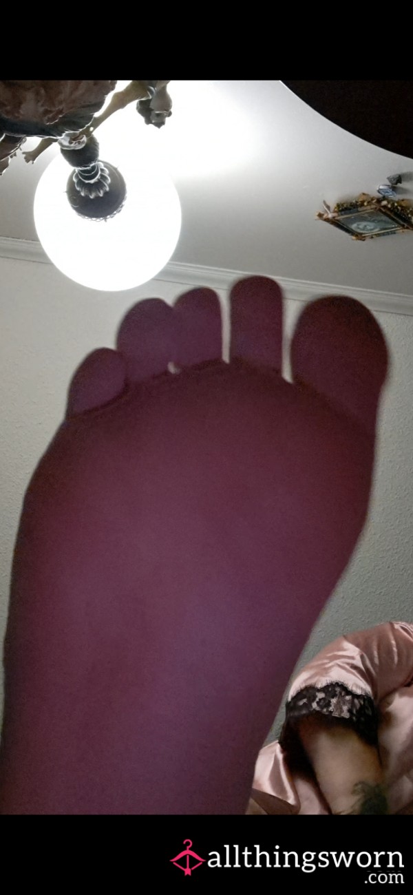 Custom Pics Under My Feet