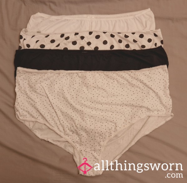 Custom Plus Size Panties, Worn For 24 Hours, Extras Can Be Added Just Message 💋