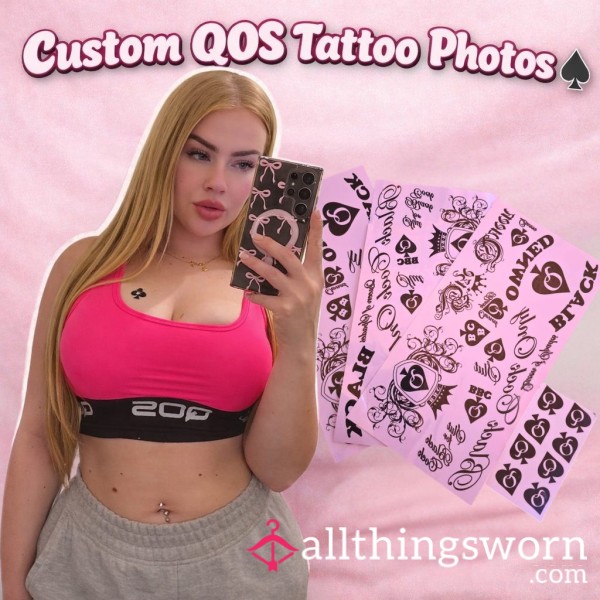 Custom QoS Tattoo Photos ♠️