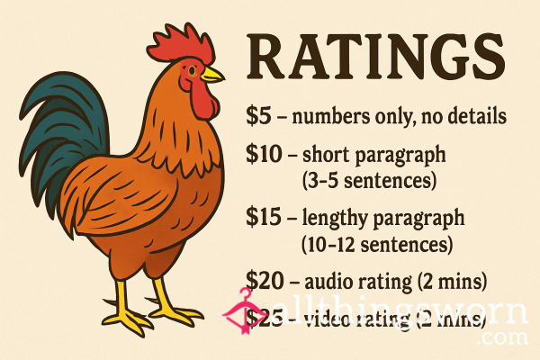 🐔 Custom Ratings 🍤