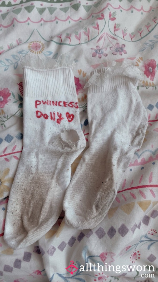 Custom Signed Socks 💕 Well Worn • Proof Of Wear