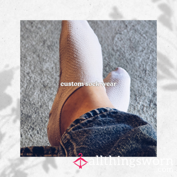 🧦Custom Sock Wear 🧦 £15 + £5 Per Day 💕