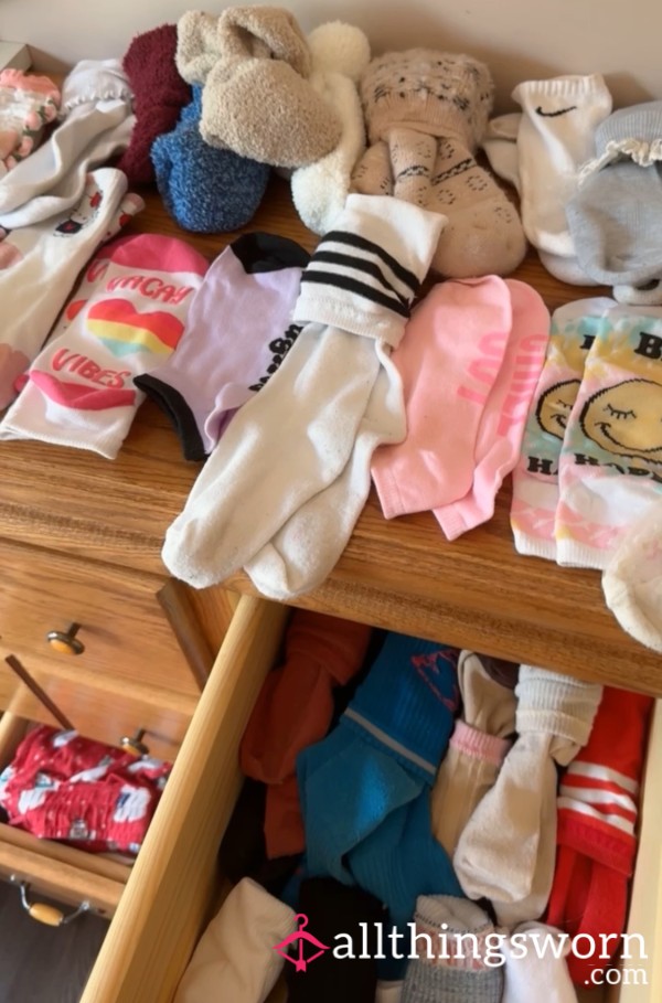 See Pics!! Custom Socks—-just A Few Pair!! 💯💋🥵🔥