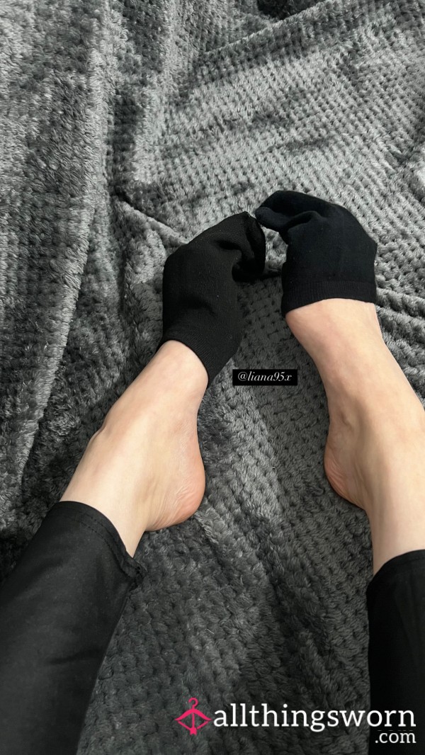 Custom Sweaty Black Socks