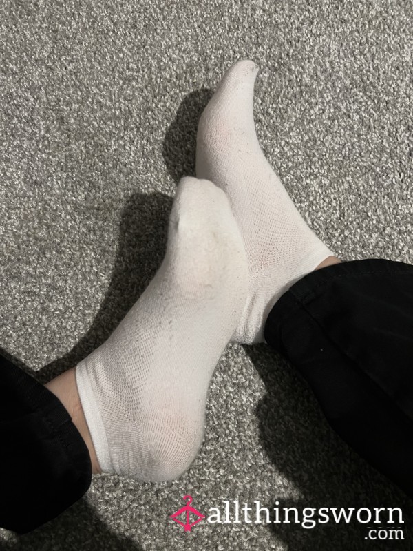 Custom Sweaty White Socks