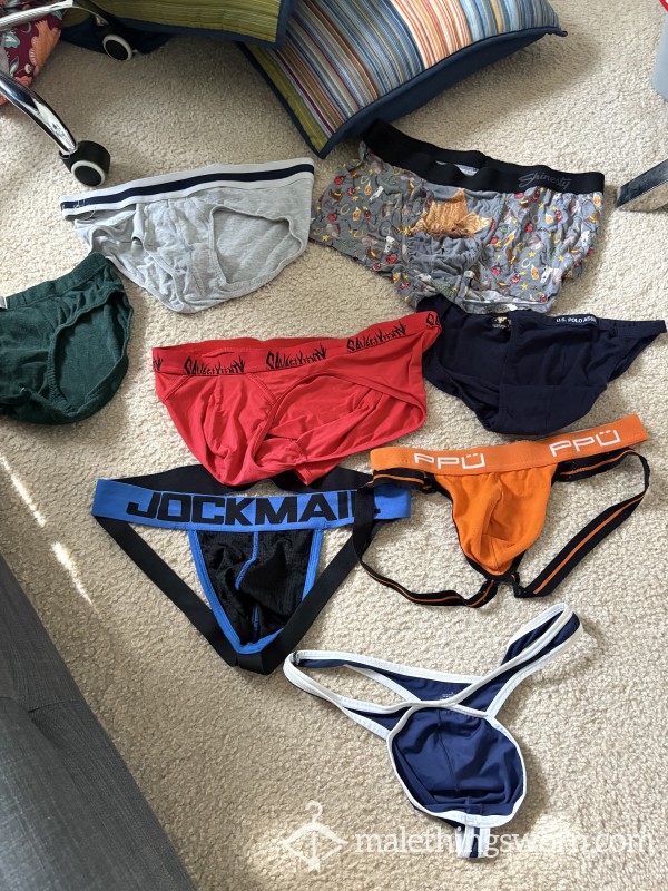 CUSTOM UNDERWEAR WORN TO YOUR LIKING.