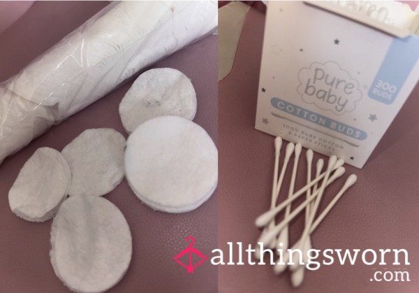 Custom Used Cotton Pads/Buds