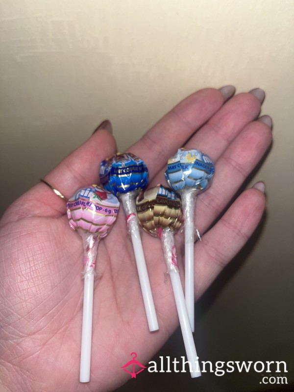 Custom Used Lollipops - X4🤍