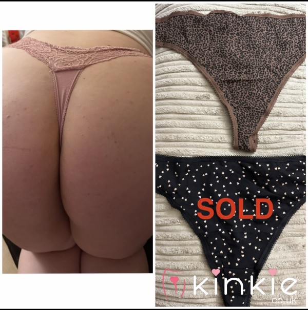 Custom Used Patterned Thongs
