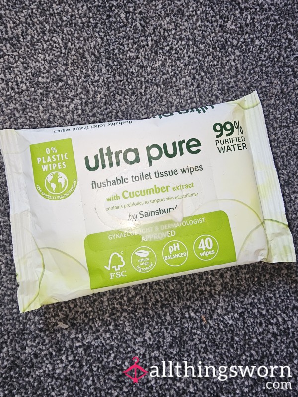 Custom Used Toilet Wipes