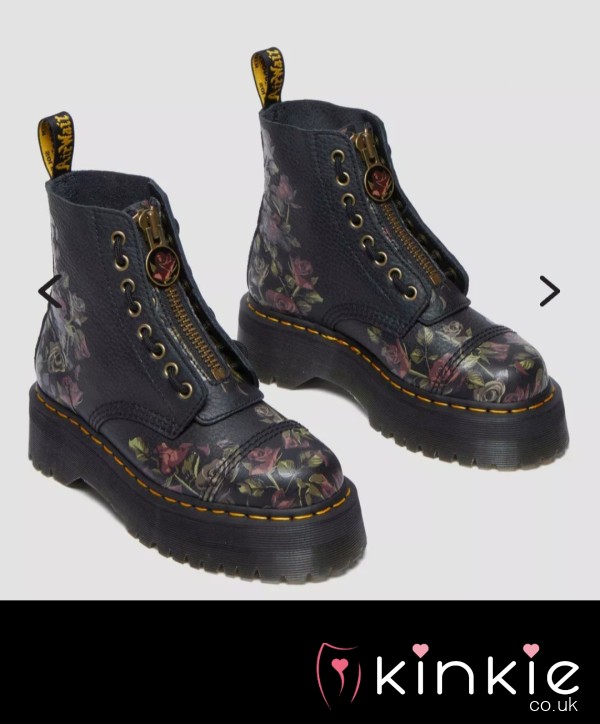 BIG HEAVY DOC MARTENS (decayed Roses) 🥀 Includes Shipping And A Complimentary 5 Min Custom Video In Them (no Nudity)