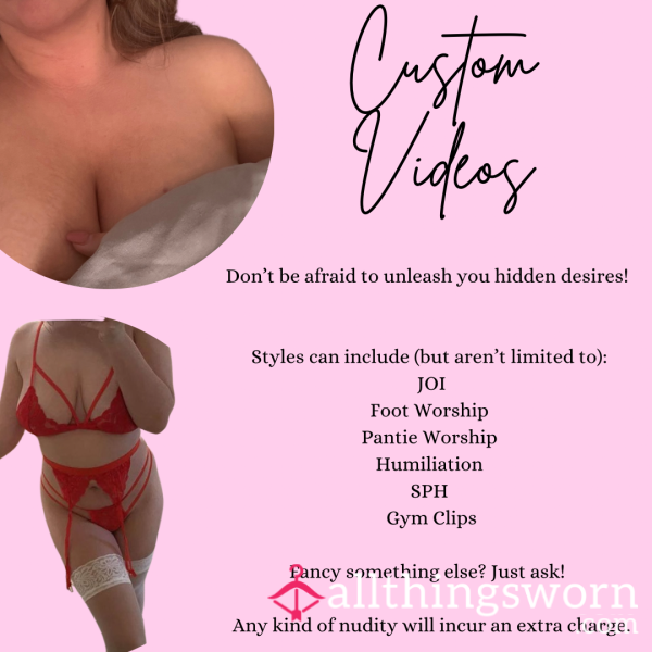 Custom Videos - Just For You✨🥵