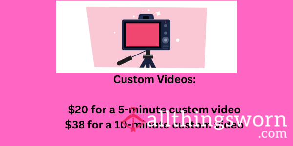 Custom Videos Made By Me And My Twin.