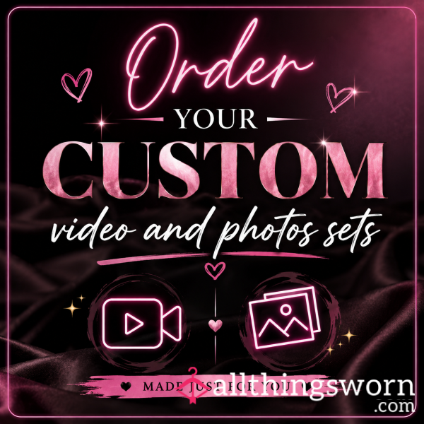 Custom Videos & Photo Sets 📸🎥