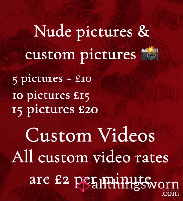 Custom Videos & Pictures