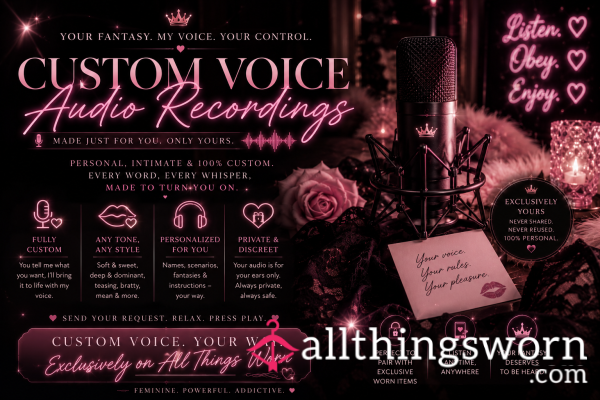 🎙️ Custom Voice Audio Recordings – Made Just For You 🎙️