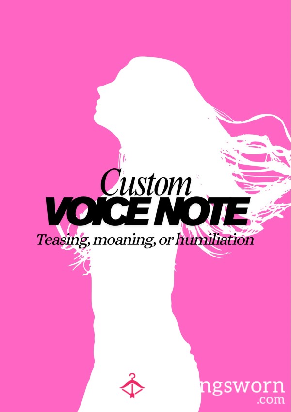 Custom Voice Notes😍