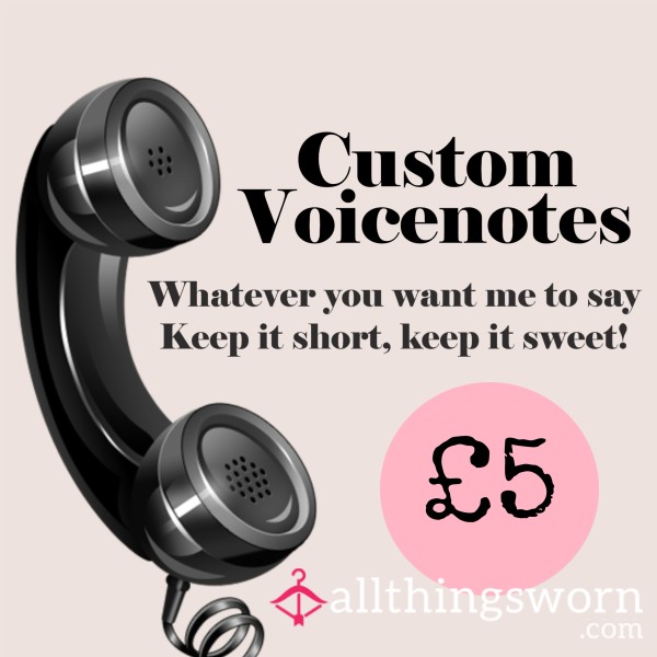 Custom Voicenotes