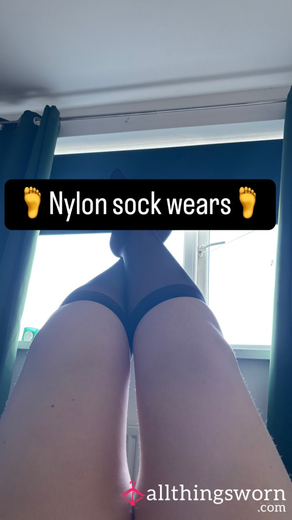 Custom Wear Nylon Socks😈🦶