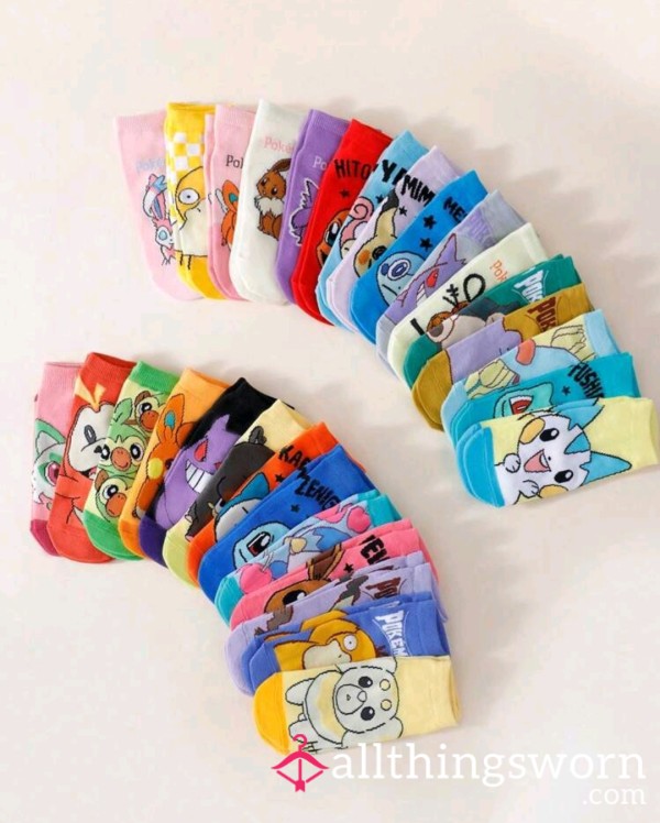 Custom Wear - Pokémon Power: Bright Ankle Socks