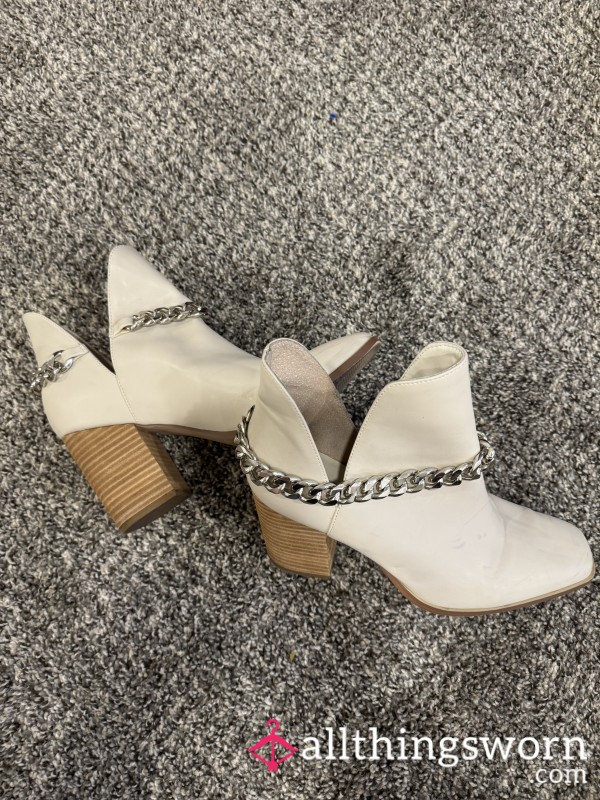 Custom Wear White Boots