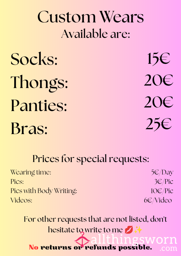 Custom Wears