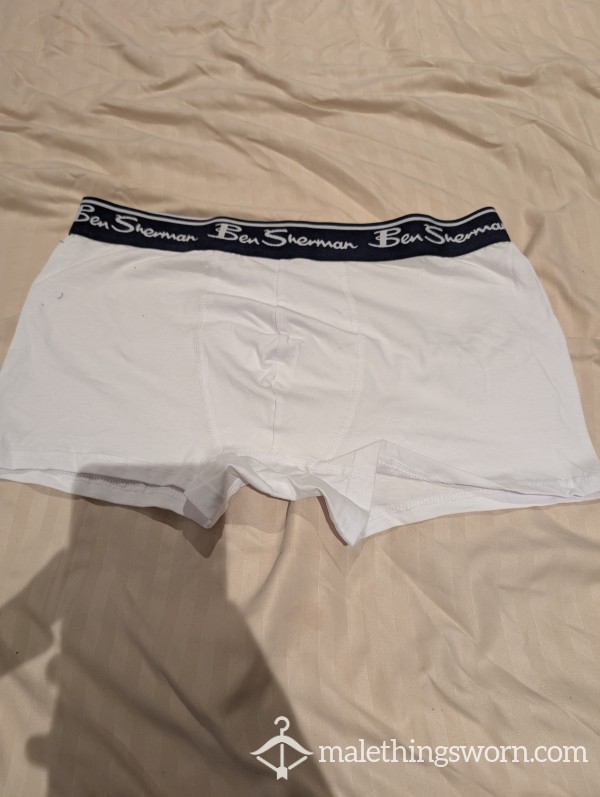 Custom White Boxers