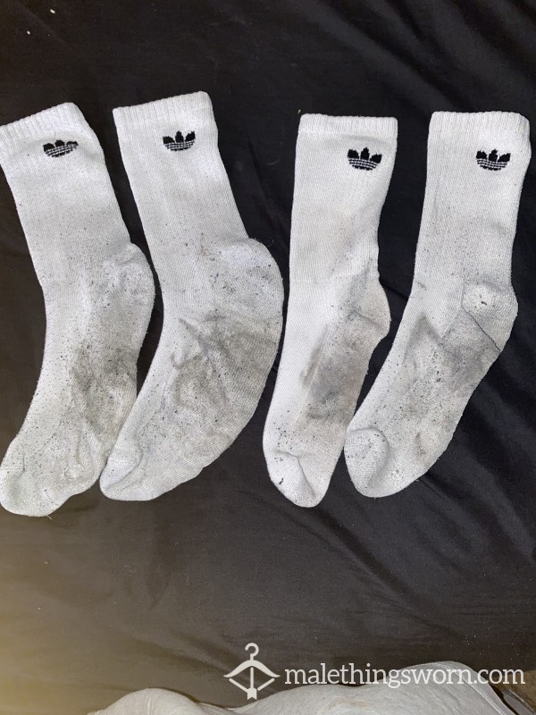 Custom Worn Adidas Socks