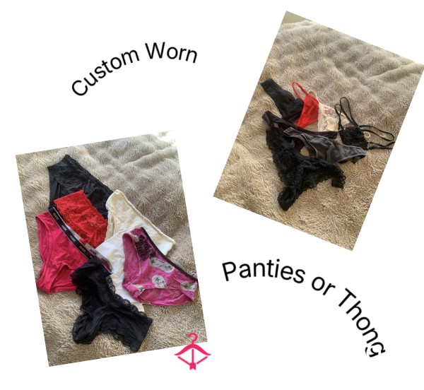 💌Custom Worn Pantie Or Thong 💌
