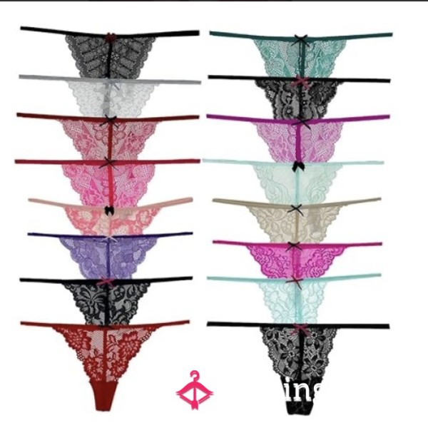 Custom Worn Panties & G-Strings – Your Fantasy, My Fabric