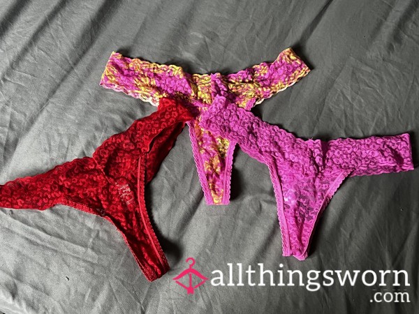 Custom Worn Thongs Available