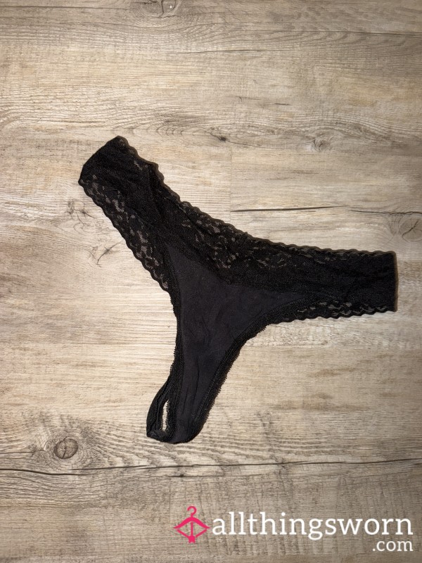 Custom Worn Thongs – Made To Your Preferences🖤