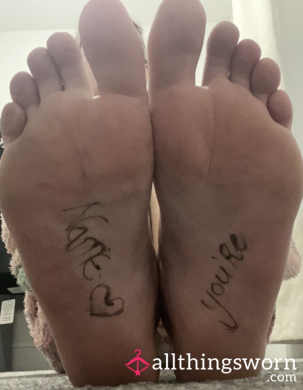 Customise Your Name On My Feet