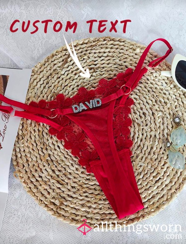 Customised Panties With Your Name