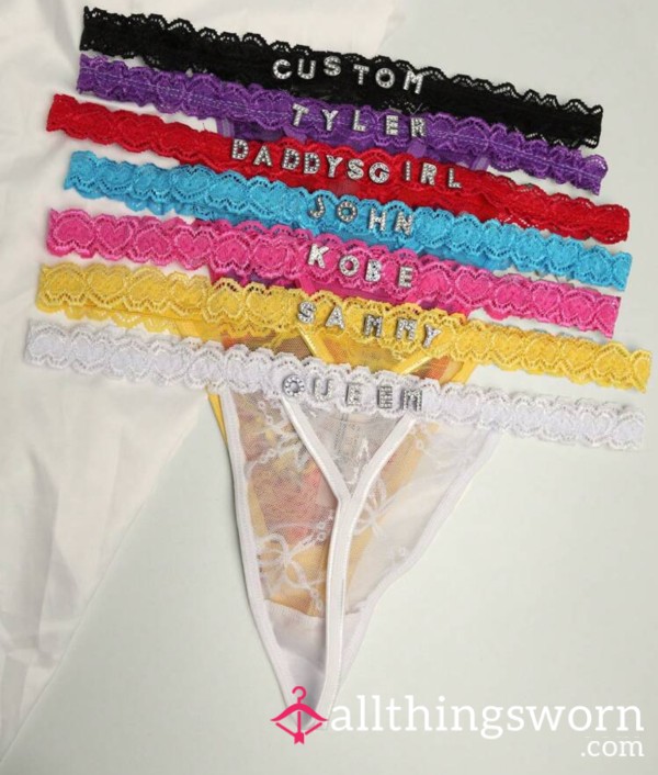 😈 Customised Thong