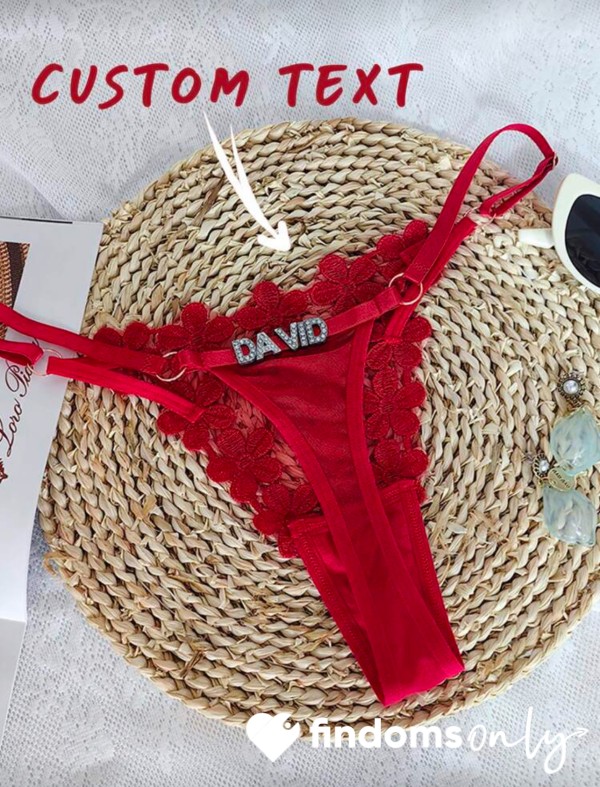 Customised Worn Panties With Your Name