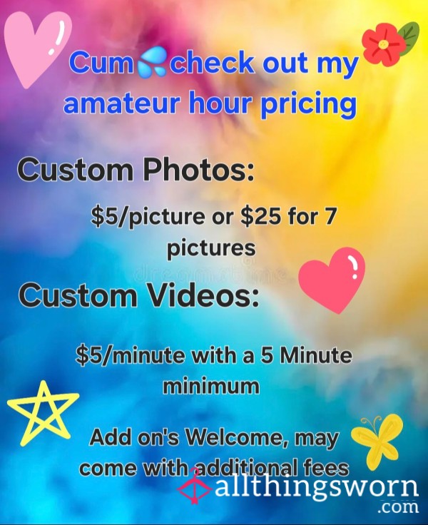 Customizable Pictures And Videos