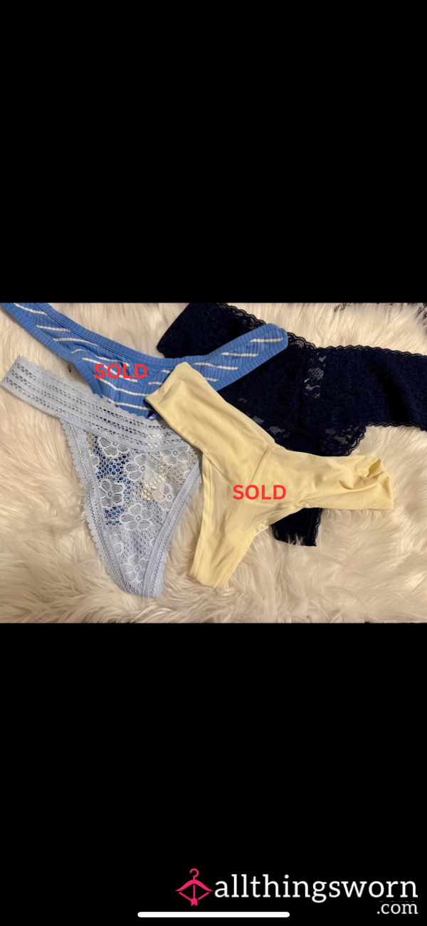 Cute Aerie Thongs- Waiting To Be Customized