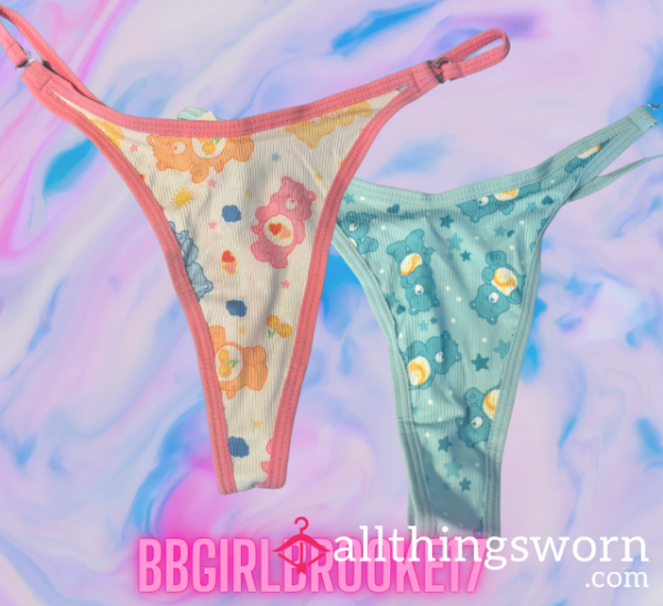 Cute And Creamy Cartoon Thongs🥵💦
