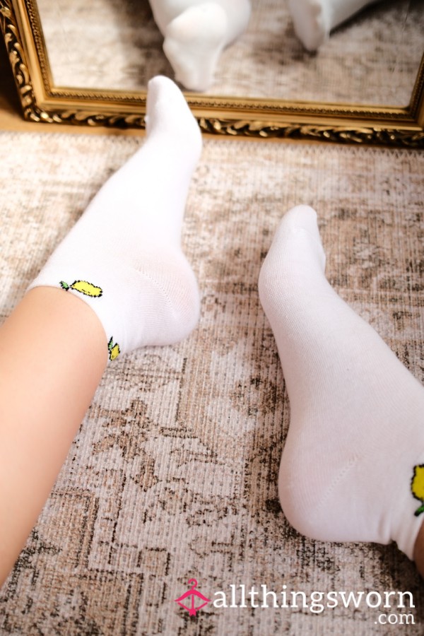 Cute Ankle Socks, 48hr Wear 🍋