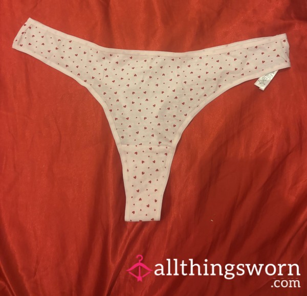 Cute Baby Pink Love Heart Thong🩷❤️