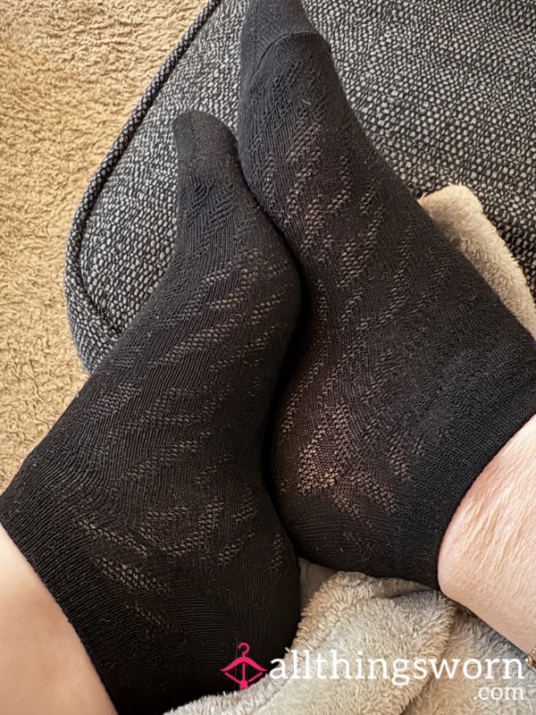 Cute Black Ankle Socks