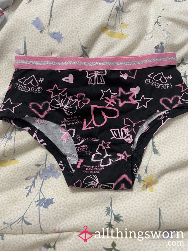 Cute Black Full Back Panties 🖤