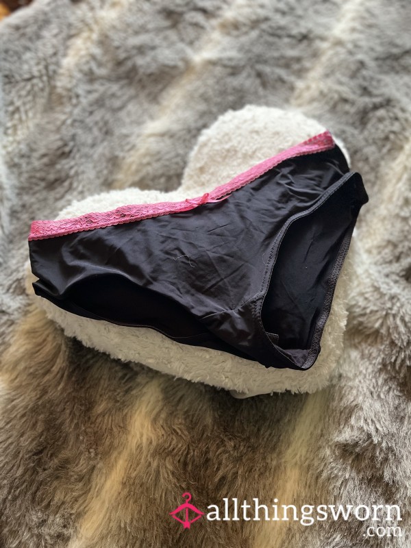 Cute Black Full Back Panties