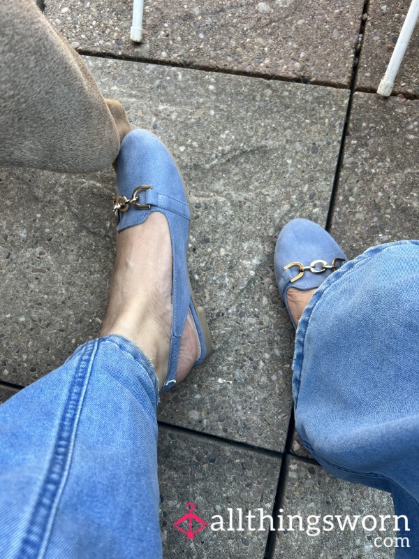 Cute Blue Flats
