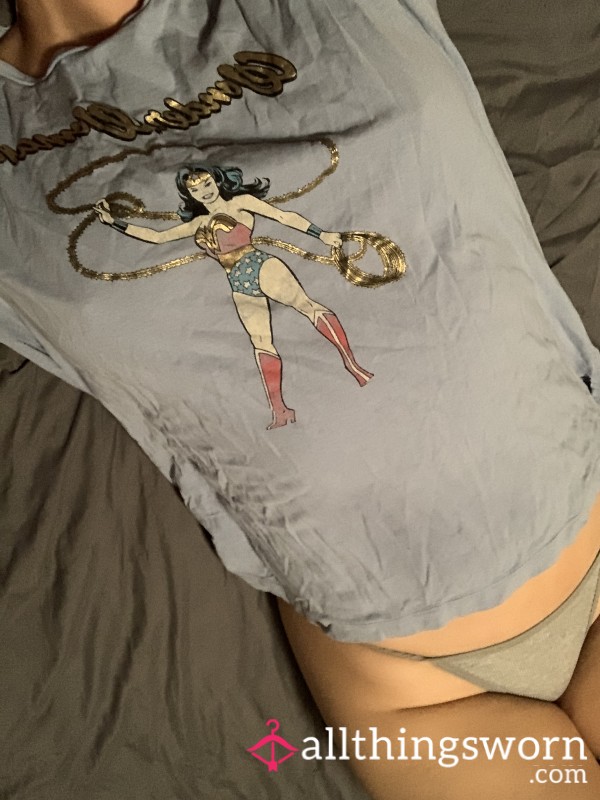 🩵 Cute Blue Sleep Shirt - Size L🩵